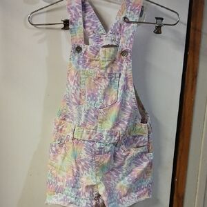Place Pink and Purple Spring Overalls